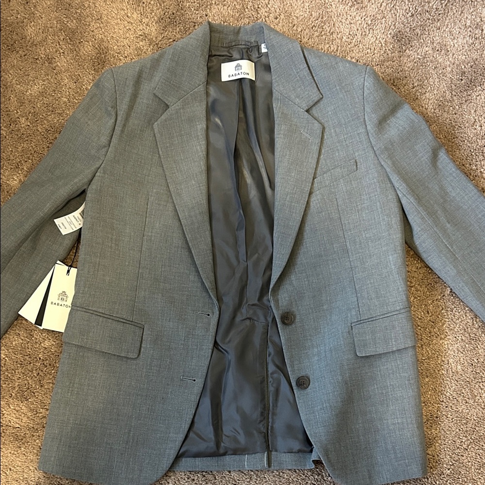 Babaton Charcoal Gray Blazer